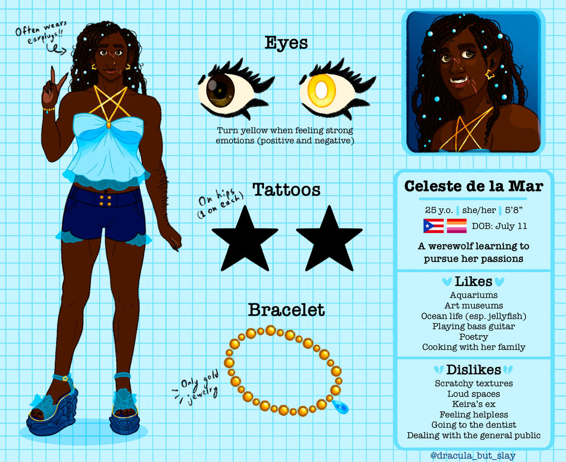 Celeste Design Sheet