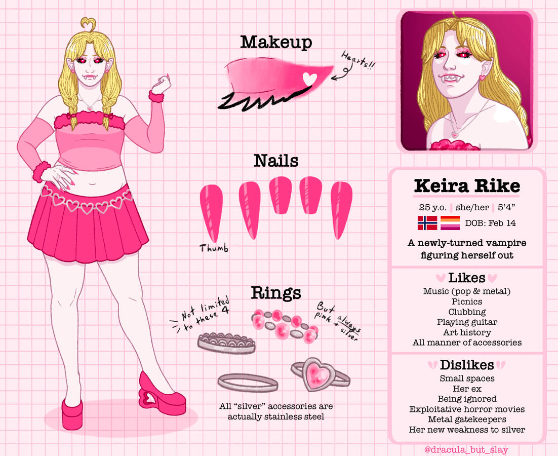 Keira Design Sheet